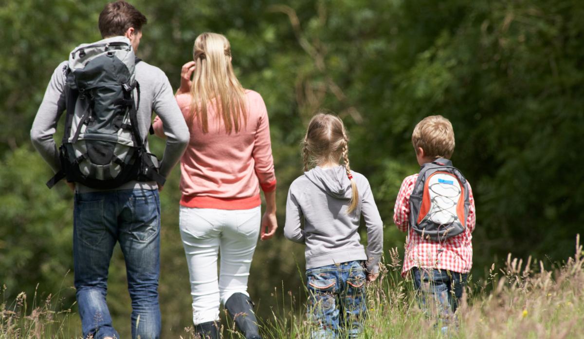 Family walking