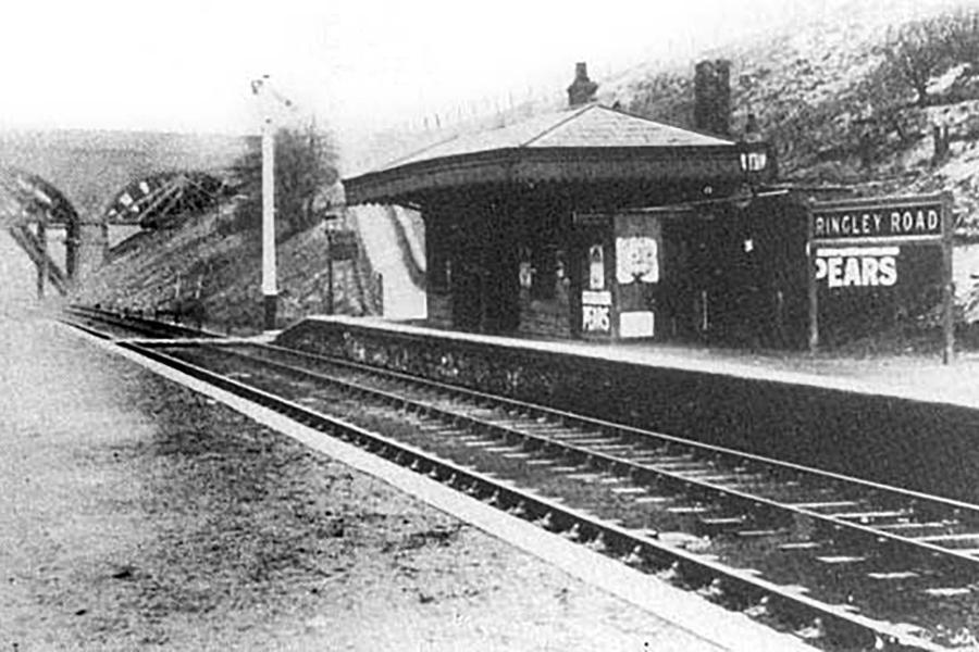 Ringly Road station looking South, 1920s